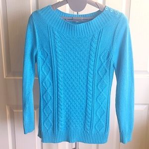 New York and Company Turquoise Sweater